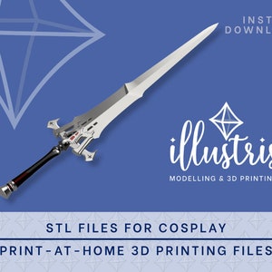 ARQUIVOS STL CLIVE Invictus [Final Fantasy xvi] Adereço de cosplay | Arquivos de impressão 3D