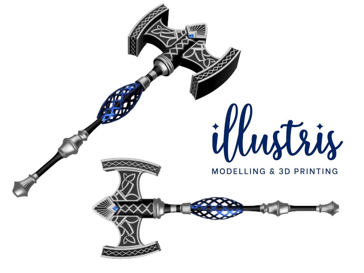 Gaia Hammer 3d Print Final Fantasy Xiv Etsy Gaia Hammer 3d Print Final Fantasy Xiv Etsy