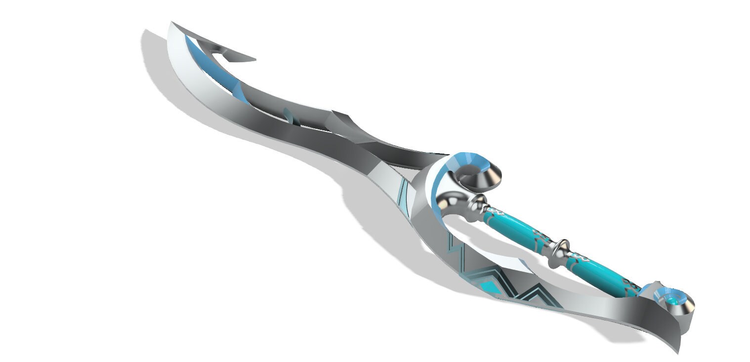 ZORA Silver Longsword STL FILES legend of Zelda Breath of Etsy Australia