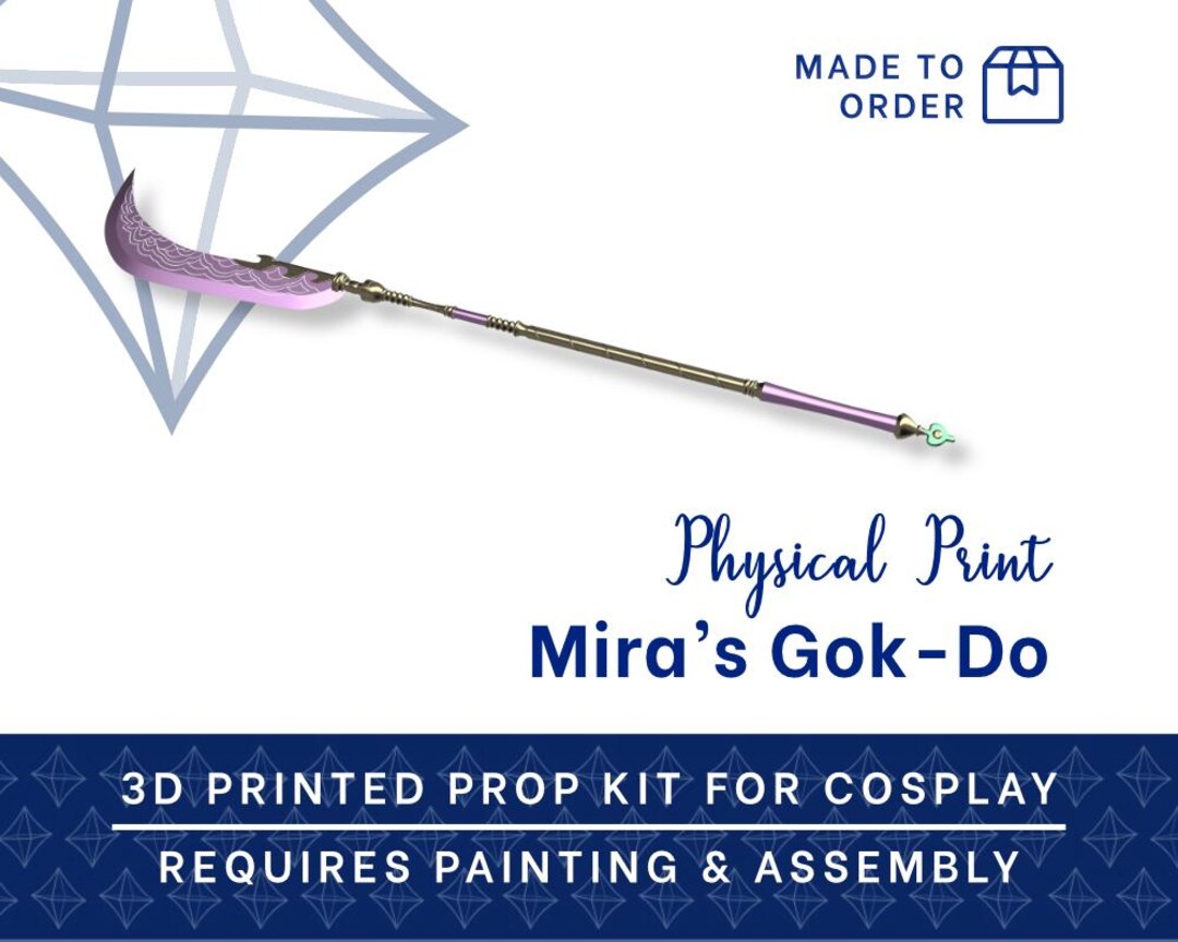 ミラの槍ゴクド 3Dプリントキット - Kpop デーモンハンターズ コスプレ