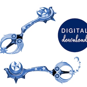 Star Seeker Keyblade STL FILES [Kingdom Hearts] Cosplay Prop | 3D Print files