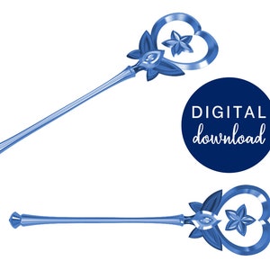 LULU Star Guardian Staff STL DATEIEN [League of Legends] Cosplay Prop | 3D Druck Dateien