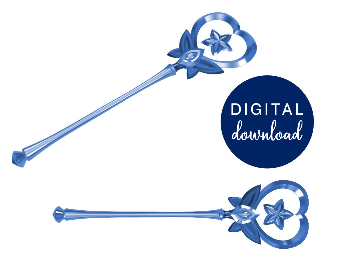LULU Star Guardian Staff STL FILES [League of Legends] Cosplay Prop | 3D Print files