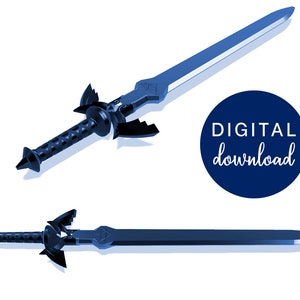 LINK Master Sword STL FILES [The Legend of Zelda: Breath of the Wild] Cosplay Prop | 3D Print files