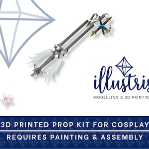 Oathkeeper Keyblade 3D PRINTED KIT [Kingdom Hearts] Cosplay Prop