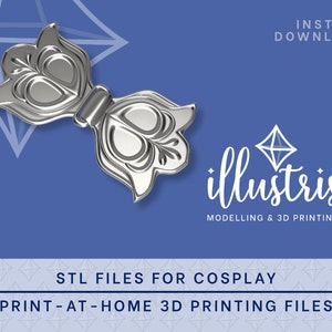 ASTARION Belt Buckle STL FILES (Baldur&#39;s Gate 3) Cosplay Prop | 3D Print files