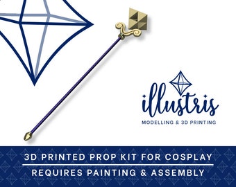 Hilda Staff 3D Printed Kit - Zelda A Link Between Worlds Cosplay Prop