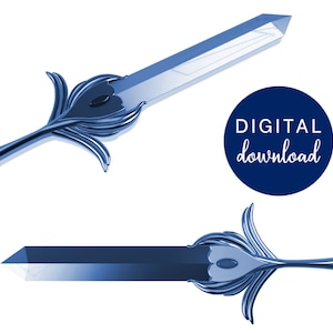 Protector Sword STL FILES Cosplay Prop | 3D Print files