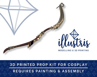 Ravel Keeper's Bow 3D Printed Kit - Final Fantasy XIV Cosplay Prop