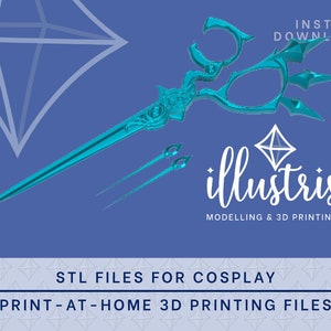 GWEN Hallowed Mist Scissors & Needles STL FILES [League of Legends] Cosplay Prop | 3D Print files