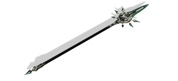 原初の翡翠の翼槍 3Dプリントキット - 原神 コスプレ小道具 - Etsy 日本