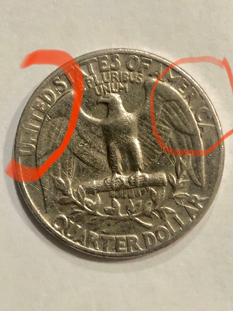 Rare quarter dollar in letters Etsy