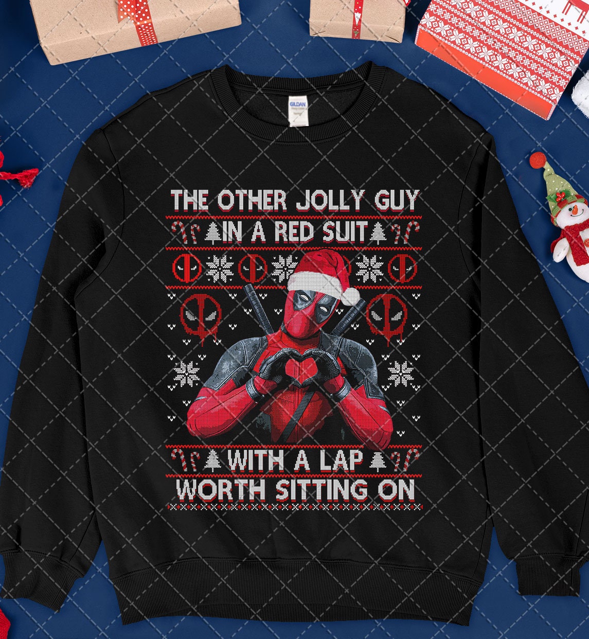 ugly sweater deadpool
