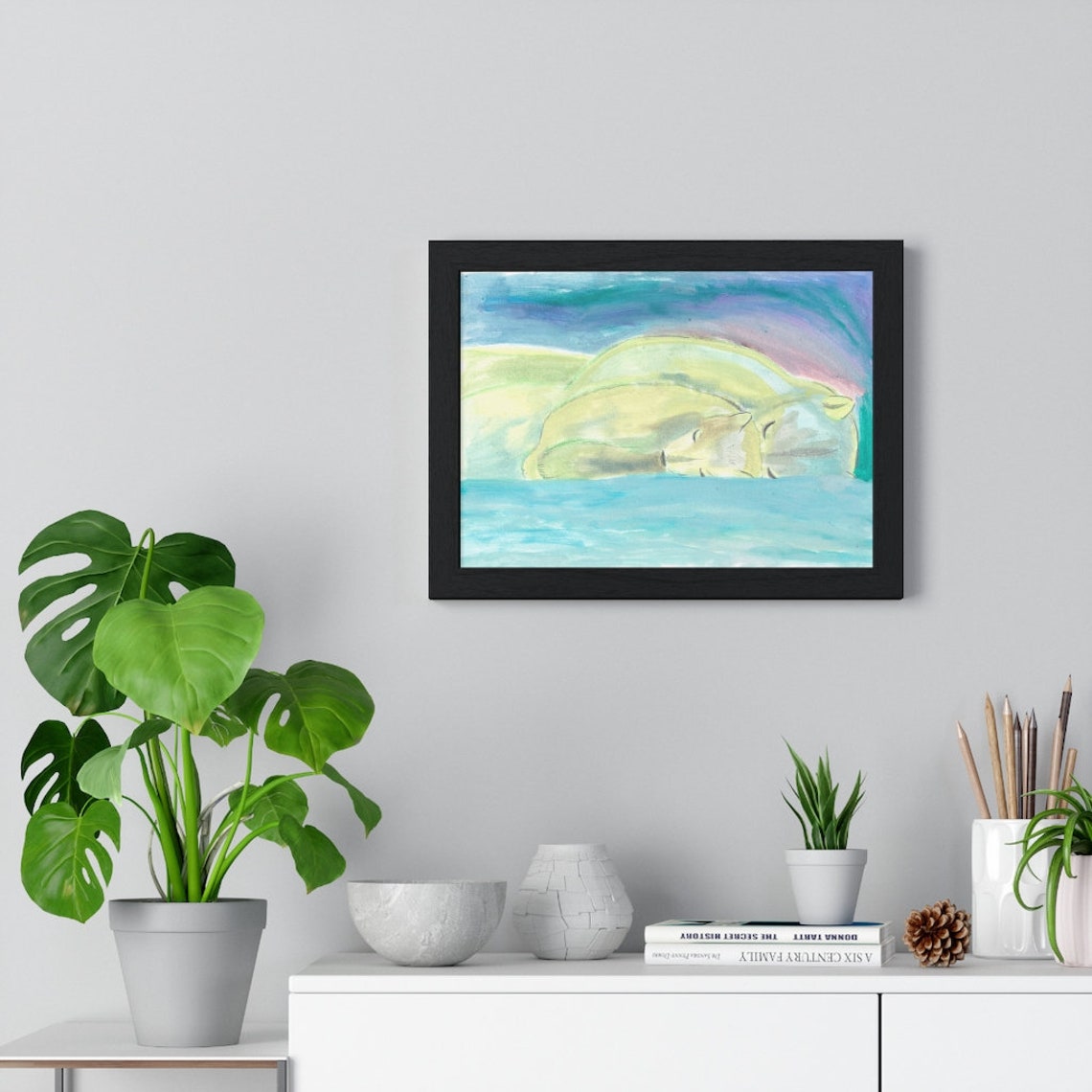 Premium Framed Horizontal Poster Etsy