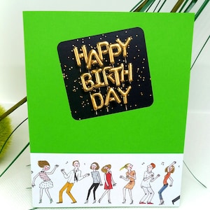 CARTE FILLE joyeux anniversaire/ carte bon anniversaire/ carte happy birthday