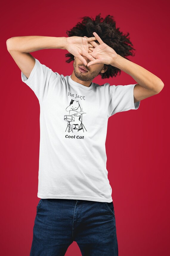 Jazz Cat T-shirts Cool Jazz Cat Tee 