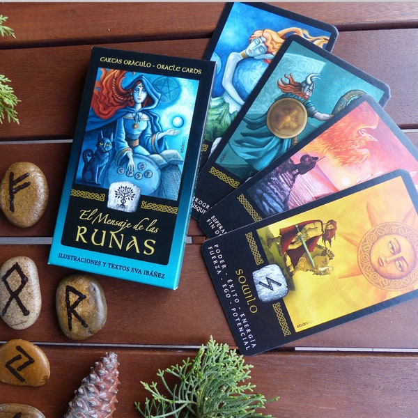 ORACLE RUNES TAROT- Pour apprendre à lire les runes- texte en espagnol.