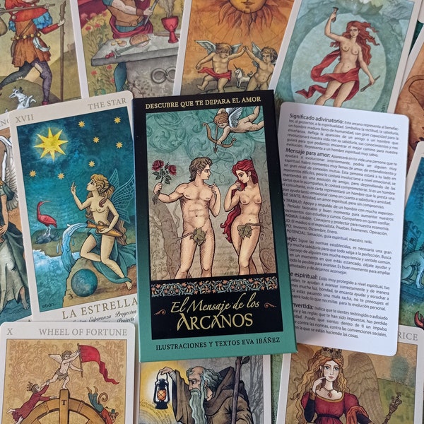 TAROT MENSAJE ARCANOS -aprende facilmente a leer el tarot. 22 mayores.