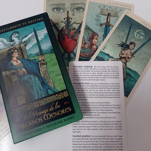 TAROT LEARN EASY - message deck 56 menor arcana - text in English