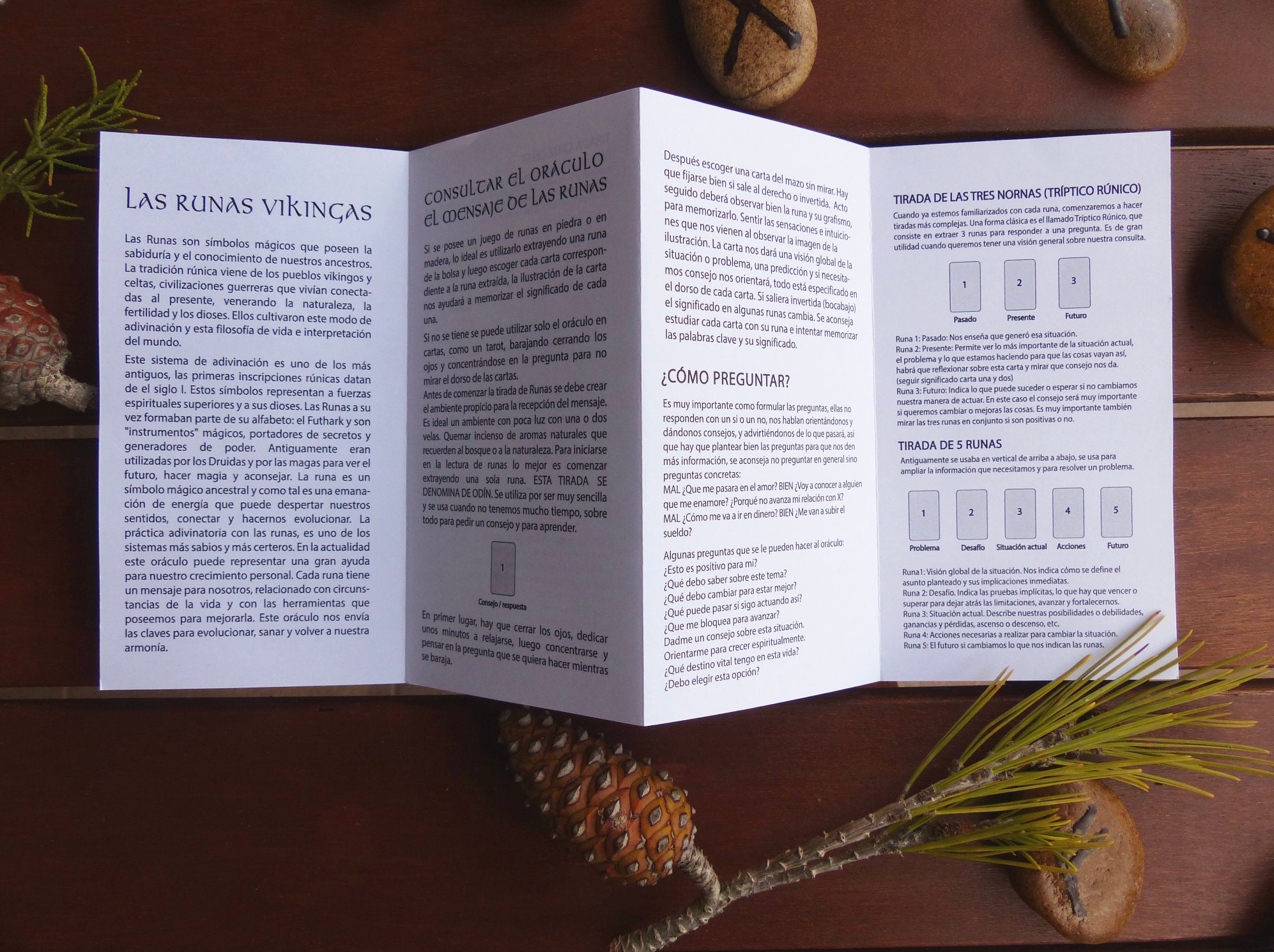 ORACLE RUNES TAROT - to Learn to Read the Runes - Text in Spanish ...