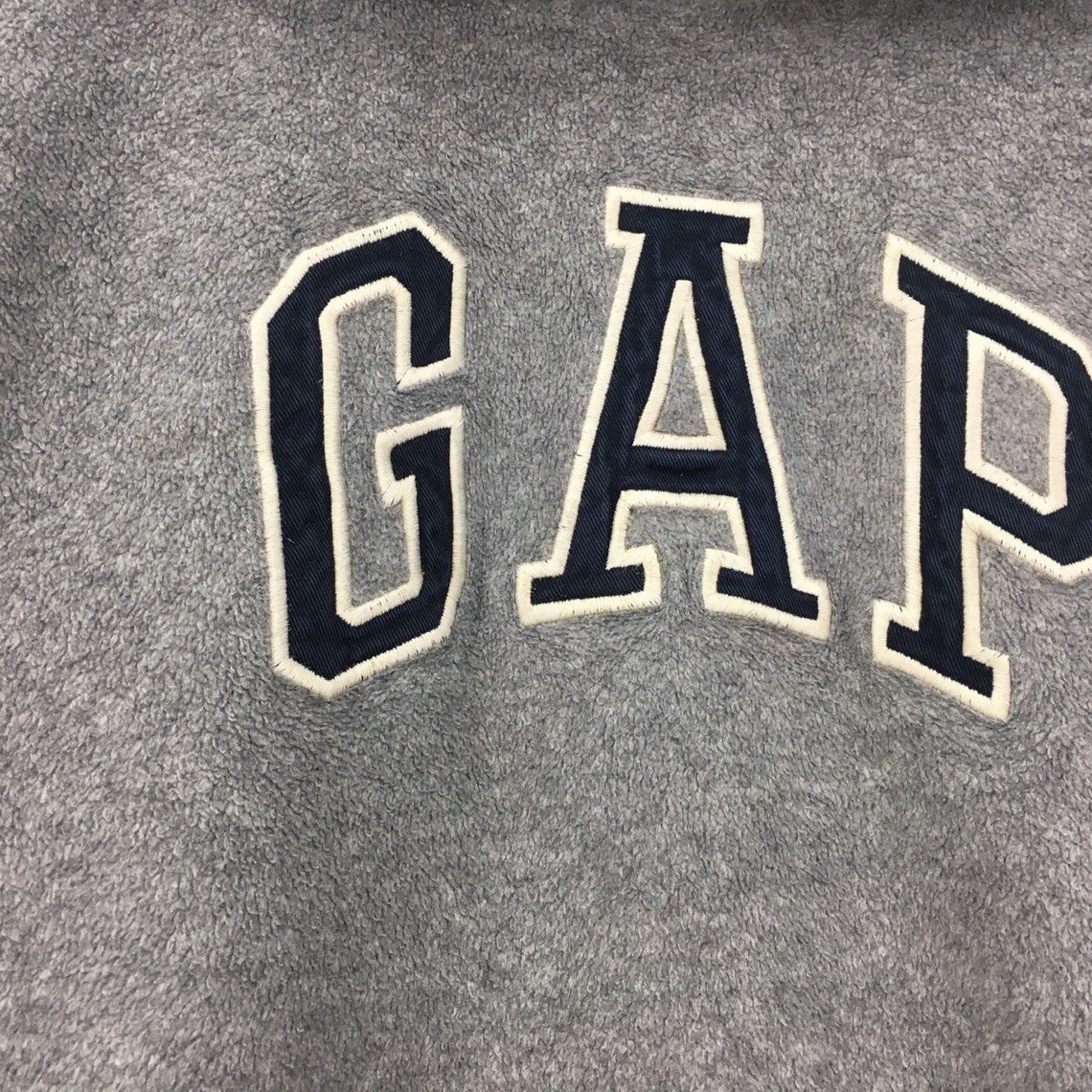 Vintage Grey GAP Est. 1969 Hoodie Big Bestickter Logo Pullover Etsy