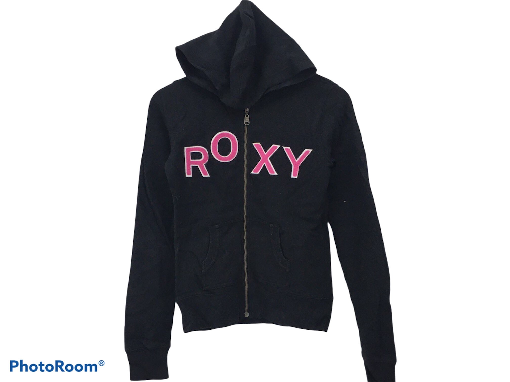 Vintage Roxy Active Full Zip Hoodie Big Embroidered Spell Out Etsy