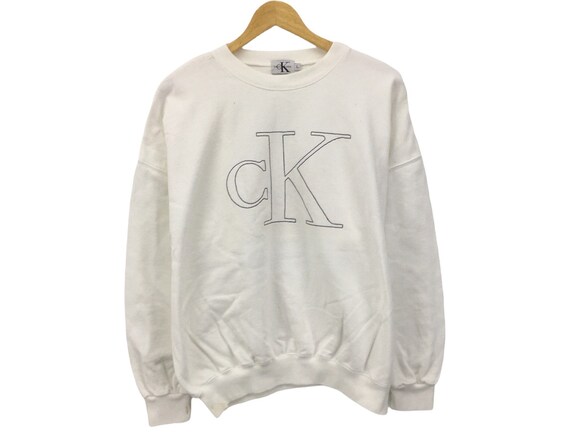 Rare Vintage Calvin Klein CK Crewneck Sweatshirt Big - Etsy