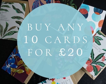Greeting Card Bundle: Mix & Match Any 10 FSC Cards