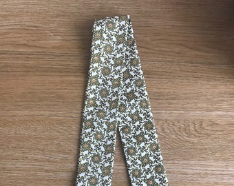 Brown orange patterned headband