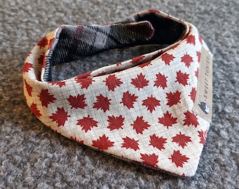 Maple Leaves Cat Bandana