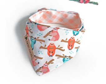 Sweet Sloths Cat/Dog Bandana