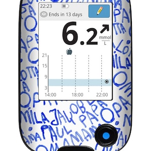 Sticker for FreeStyle Libre 2 & 3 Reader Wrote myDili Diabetes Accessories