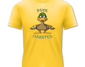 T-shirt per bambini con motivo Anatra Fiabetes myDili accessori per il diabete