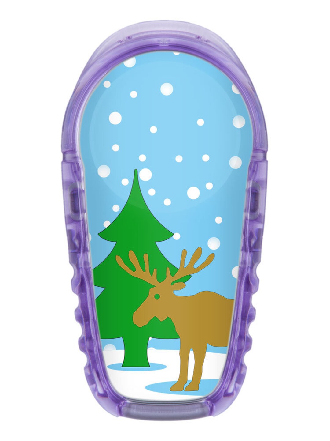 Sticker for Dexcom G6 Sensor 2x Moose in the Snow Mydili Diabetes ...