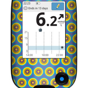 Stickers for FreeStyle Libre 2 & 3 Reader Spirals myDili Diabetes Accessories