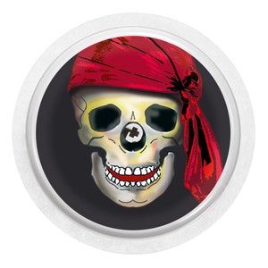 Sticker for FreeStyle Libre 2 Sensor 2x Skull with Hat myDili Diabetes Accessories