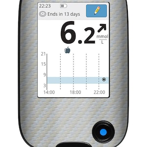 Sticker for FreeStyle Libre 2 & 3 Reader Carbon myDili Diabetes Accessories