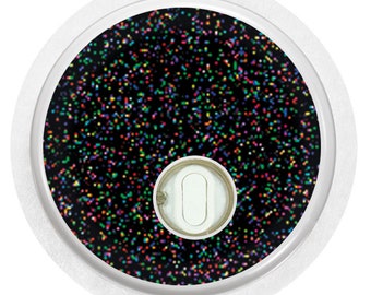 Aufkleber Sticker für FreeStyle Libre 3 Sensor 2x Black Galactic myDili Diabetes-Zubehör