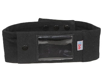 Ceinture ventrale pour pompe à insuline UNI - noir accessoires pour diabète myDili