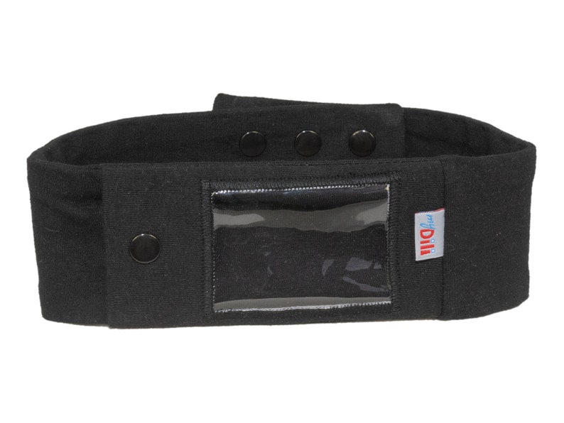 Ceinture ventrale pour pompe à insuline UNI noir accessoires pour diabète myDili image 1