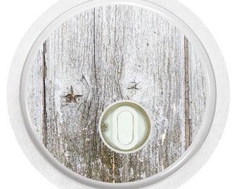 Aufkleber Sticker für FreeStyle Libre 3 Sensor 2x Holz Alt myDili Diabetes-Zubehör