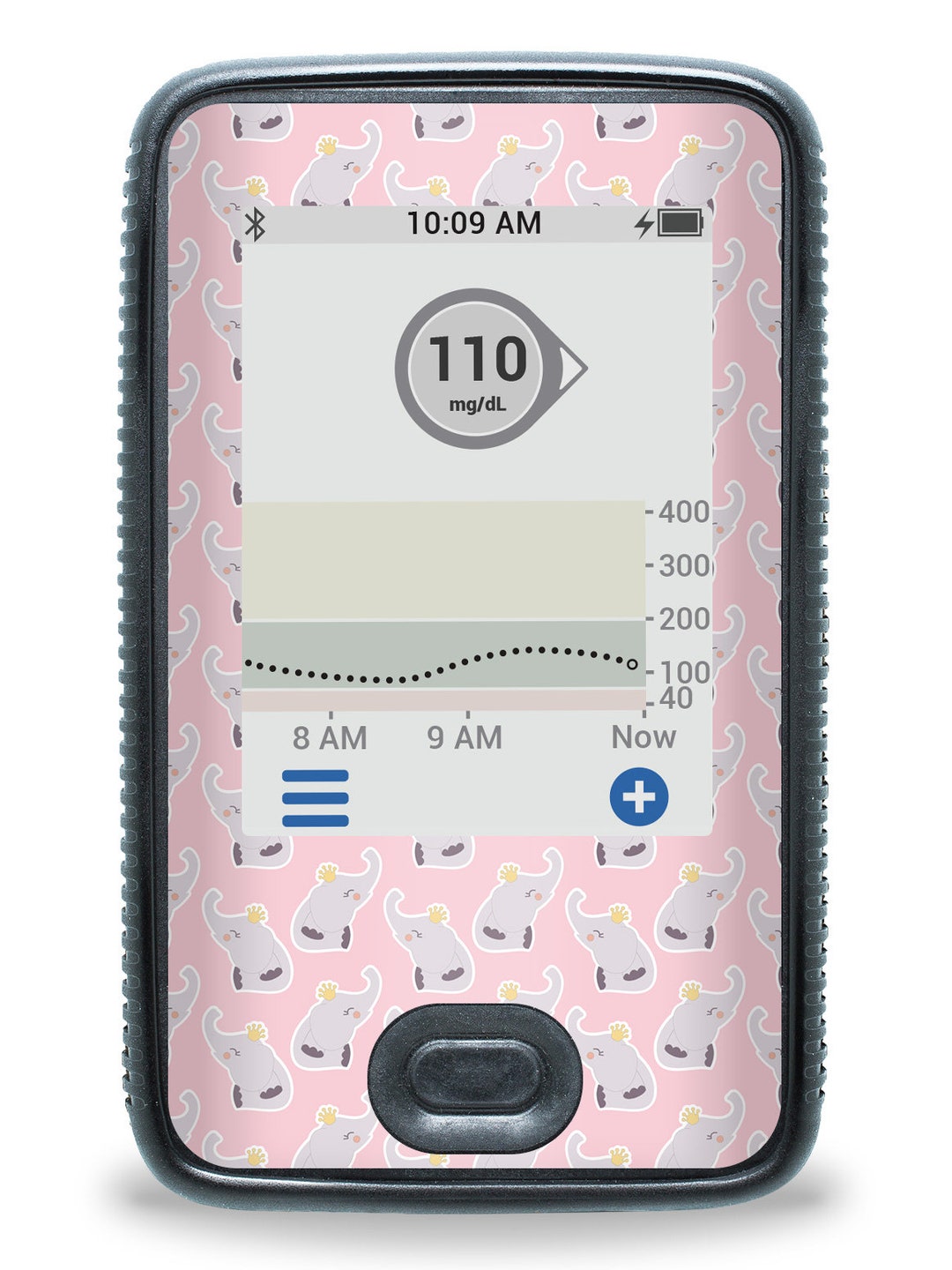 Sticker for Dexcom G6 Reader Pink Elephants Mydili Diabetes Accessories ...