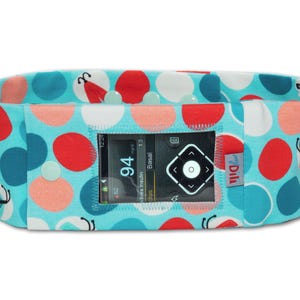 Midjebältespumpficka för insulinpumpar, färgglada fladdrande tygbitar, myDili diabetestillbehör