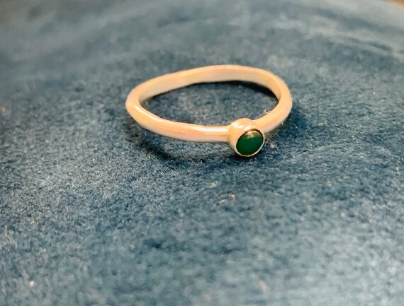 Vintage ring solid silver ring stacking ring 925 … - image 6