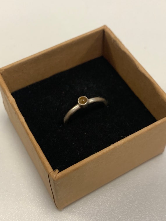 Vintage ring solid silver 925 ring stacking ring … - image 7