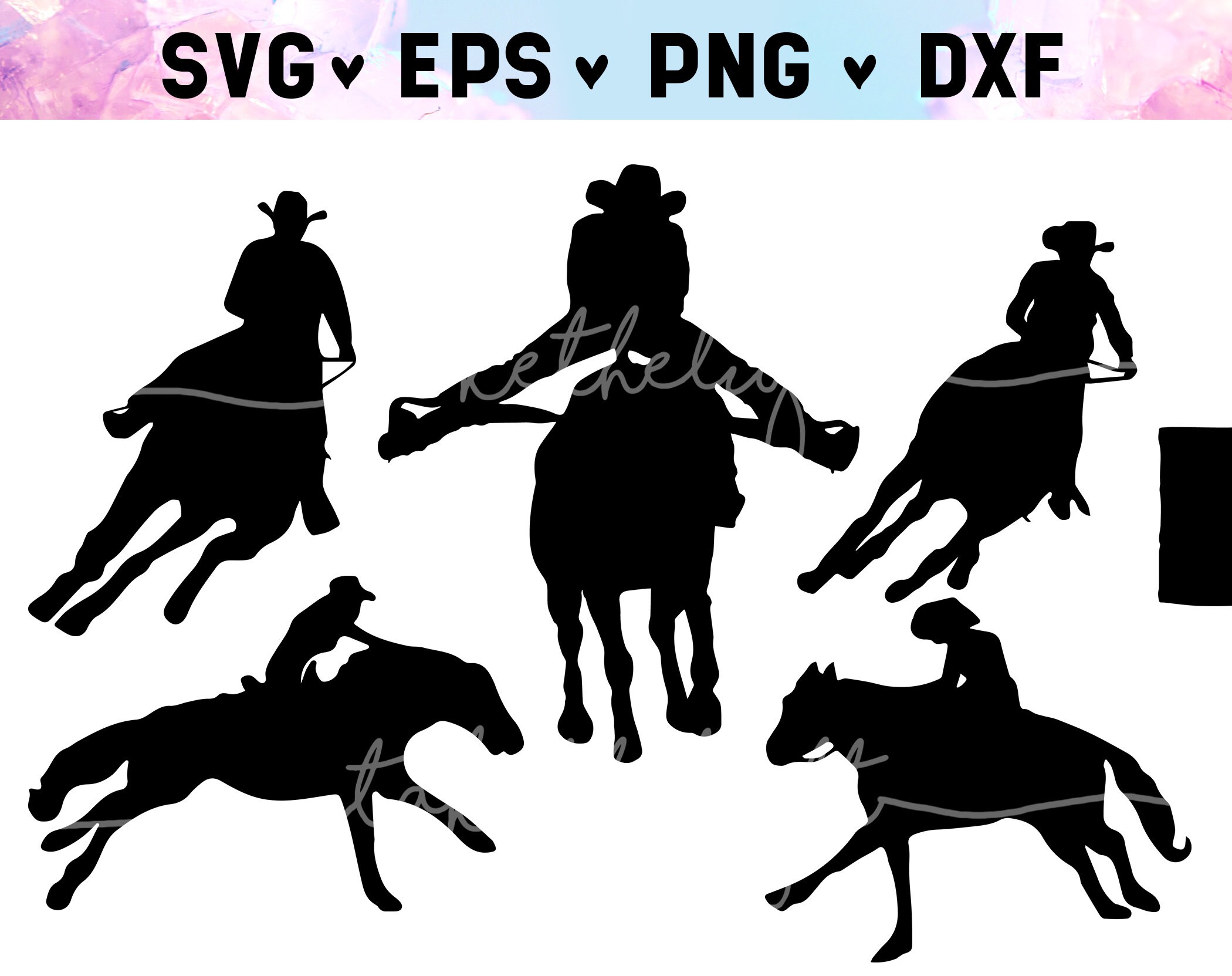 Cowboy Horse SVG