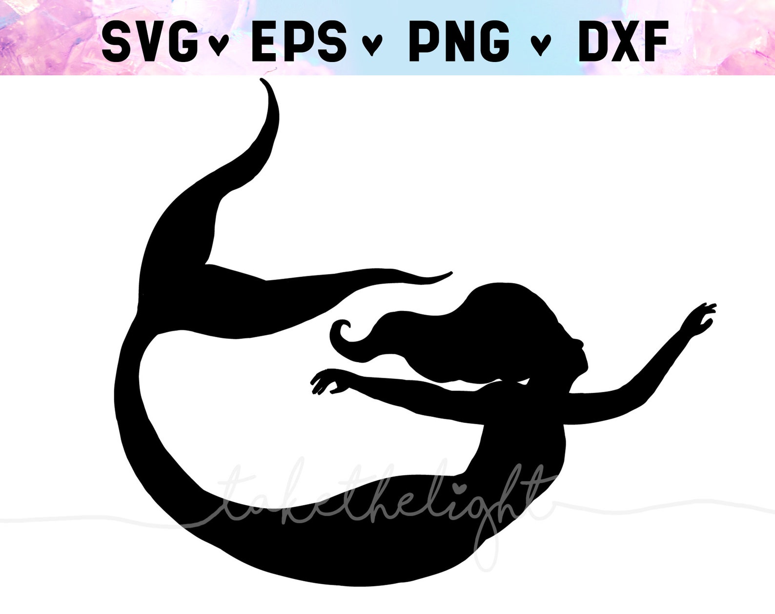 Free Free 175 Mermaid Invitation Svg SVG PNG EPS DXF File