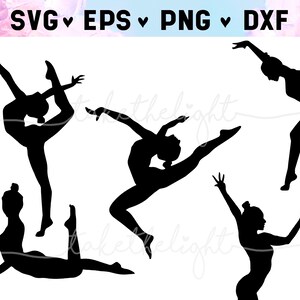 Gymnast SVG, Gymnastics Cut File, Tumbling svg, Gymnastics Clipart, Dance Mom | Commercial Use