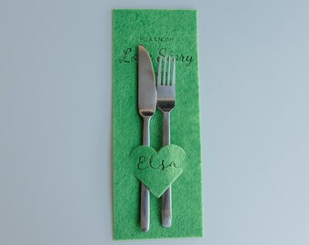 Personalized place setting as a gift
