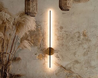 Lampada da parete artigianale in rovere Gracilis C, esclusiva lampada da parete in legno, applique in legno, lampada da comodino, lampada da parete minimalista, illuminazione per la casa